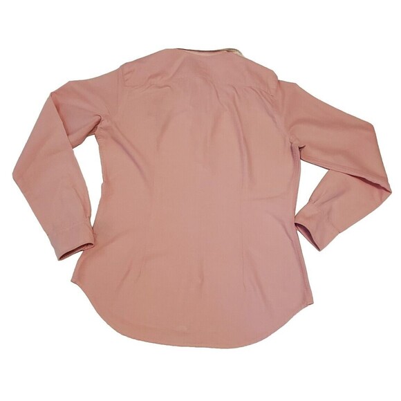 Ralph Lauren Womens Sz10 Sport Tennis Button Down Pink Spring Easter Thick - Picture 3 of 13